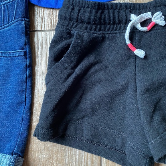 Girls Ocean Shark Graphic Tank & Shorts Outfit Bundled Set - Picture 4 of 14